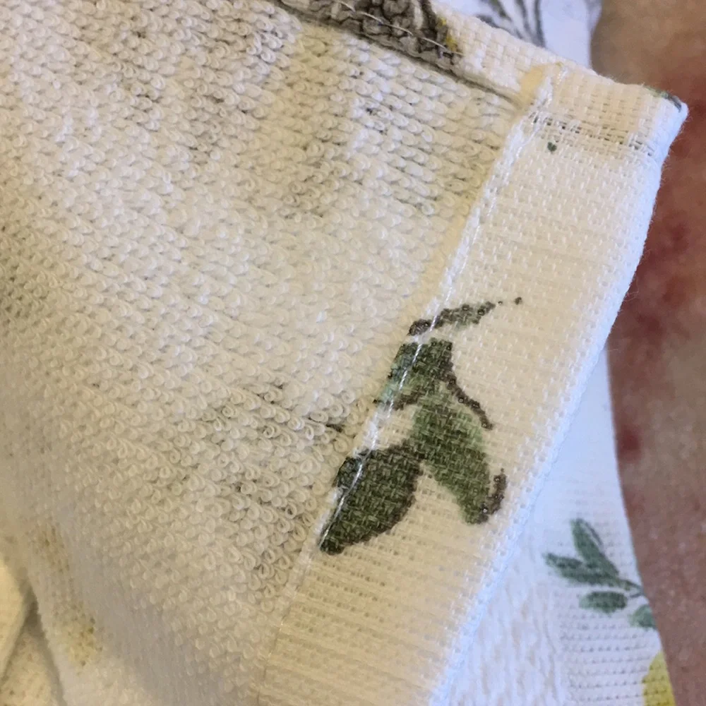 Spring Wild Flowers Farmhouse Kitchen Towels Set of 2 Aurora Studio NWT cotton - Picture 11 of 16